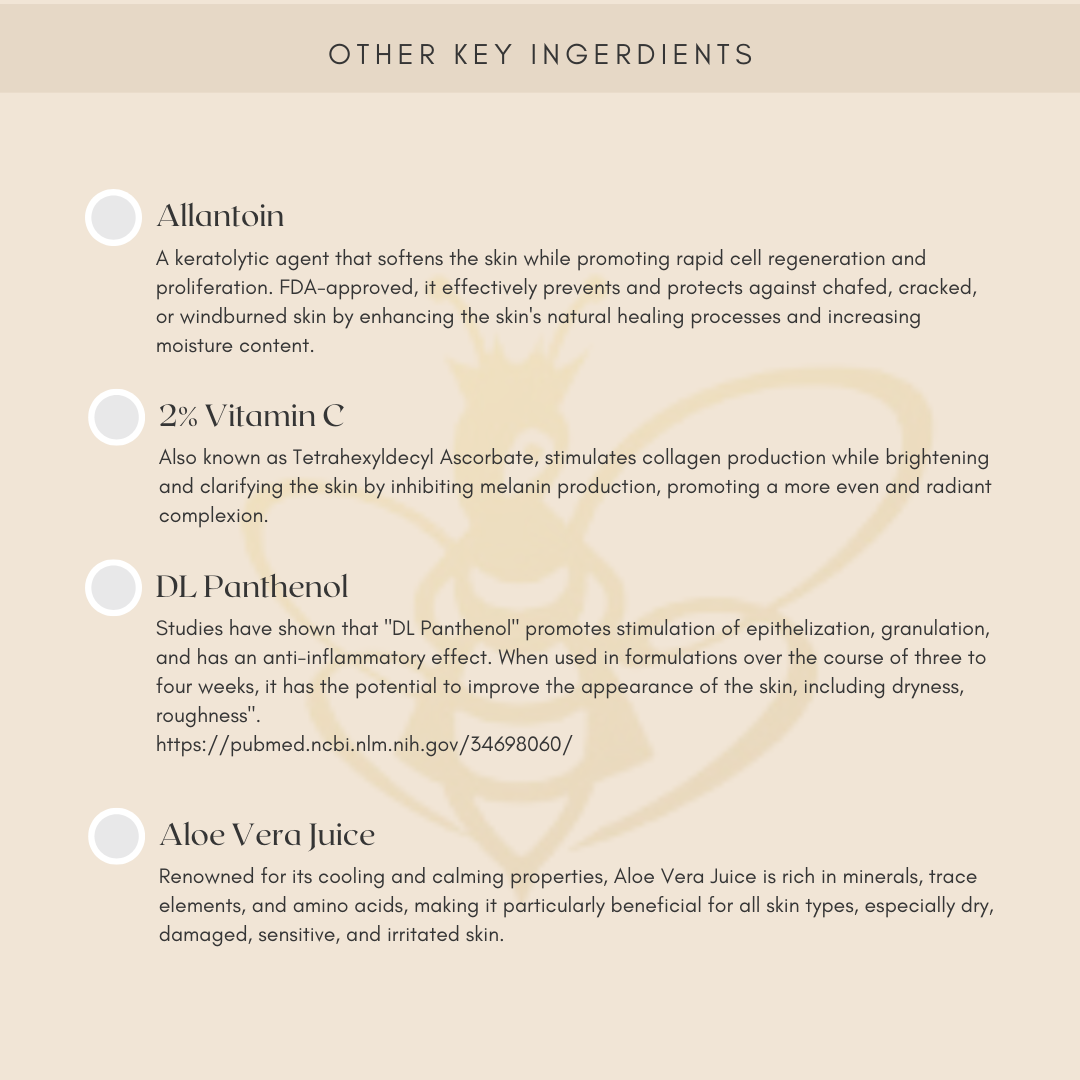 "Velvet" - Luxurious, Protective Face Moisturizing Serum With Vitamin C