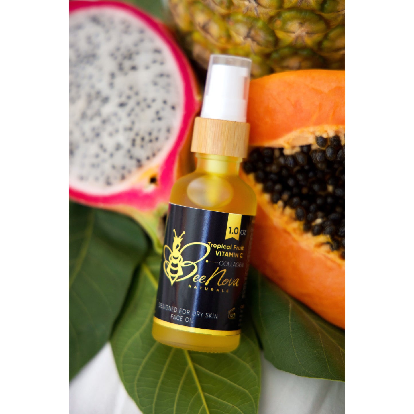 "Tropical Fruit Oils & Vitamin C"  - Face Oil