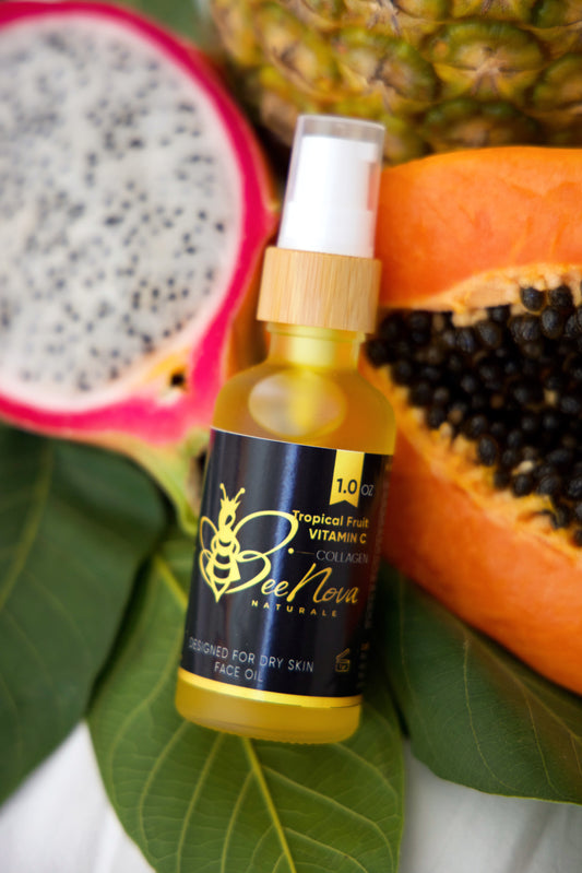 "Tropical Fruit Oils & Vitamin C"  - Face Oil