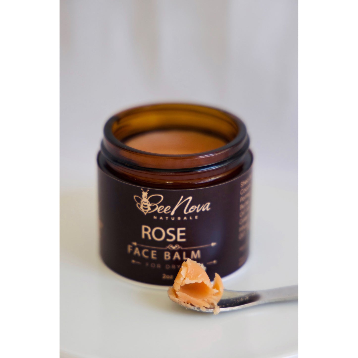 "Rose" - Extreme Moisturizing Vegan Balm  Unique Blend of Natural Oils, Butters and Herbs